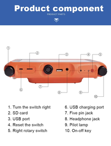 อุปกรณ์ตรวจจับการรั่วไหลของท่อน้ำใต้ดิน Weshine Electronic ความแม่นยำสูง 0.2% IP55 หน้าจอ LCD 7 นิ้ว สำหรับการทดสอบ - Product Image 5
