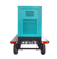 Groupe électrogène diesel silencieux monté sur remorque 50 kW/62,5 kVA triphasé 220 V/380 V, station d'alimentation portable haute efficacité 1800 tr/min