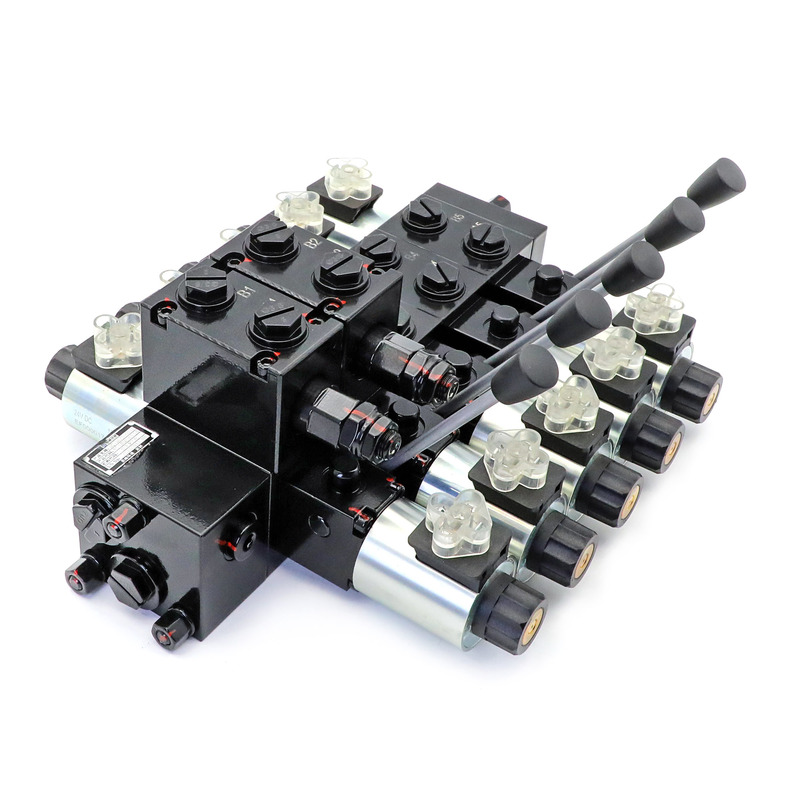 5 way Sectional Hydraulic Directional Control