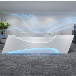 Hotel Counter Table Modern Cheap Beauty Nail Salon <strong>Mini</strong> Reception <strong>Desk</strong> - Product Image 2