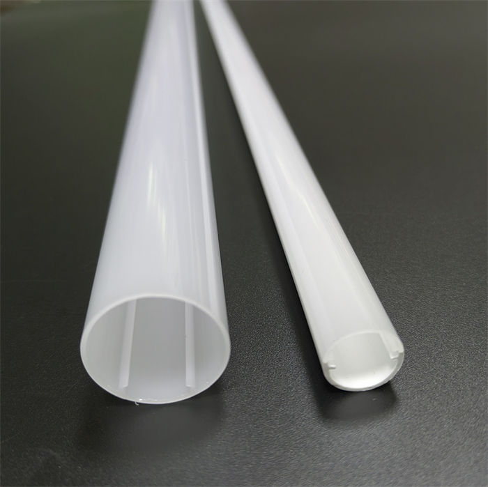 ฝาครอบหลอดไฟโพลีคาร์บอเนตแบบรีดขึ้นรูปฝาครอบหลอดไฟ Led แบบ Pcฝาครอบ 
