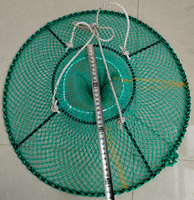 Piège pliable en HDPE pour escargots et crevettes, idéal pour l'aquaculture et la pêche en mer