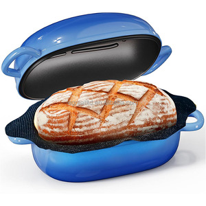 <b>Silicone</b> Sourdough Bread <b>Baking</b> Mold Oval <b>Silicone</b> Bread Sling for Dutch Oven Cast Iron Pot Liner for Bread <b>Baking</b> - Product Image 1