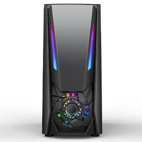 Mooie Gaming Atx Pc Case Met Transparante Acryl Venster, Computer Case Gaming