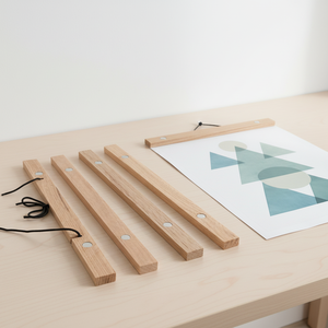 Cornici Magnetiche in Legno Lucidato Personalizzate e Versatili <span class=keywords><strong>per</strong></span> Appendere Poster in Casa e Ufficio - Product Image 4