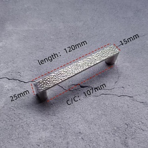 Tùy chỉnh búa tủ xử lý CC 107 284 430 rèn phòng tắm cửa kéo xử lý bạc xử lý - Product Image 2