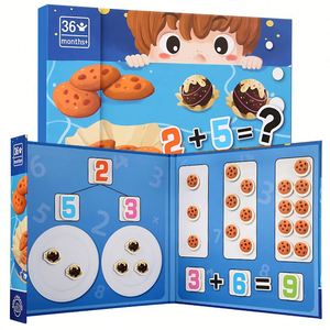 Wholesale Montessori Kids Math Teaching Aids Toys Early Learning Children Arithmetic Busy <b>Book</b> <b>Educational</b> Counting Toy - Product Image 3