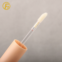 Tube de brillant à lèvres rond transparent, emballage pour tube de couleur à lèvres, échantillon de maquillage, tube vide pour fard à paupières liquide, personnalisation prise en charge