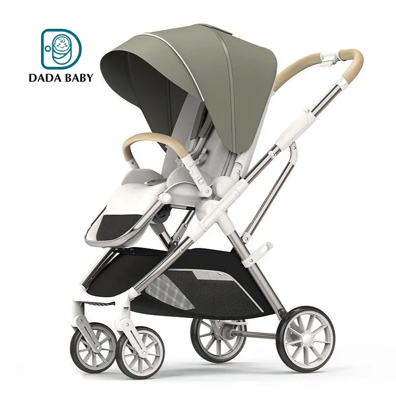 Xe đẩy em bé Wagon với có thể tháo rời Seat & cup chủ Q7 toddle pram cao phong cảnh Trọng lượng nhẹ xe đẩy em bé