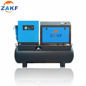 ZAKF <span class=keywords><strong>Compresor</strong></span> <span class=keywords><strong>de</strong></span> <span class=keywords><strong>Aire</strong></span> Monofásico <span class=keywords><strong>de</strong></span> Alta Calidad, 3.7KW 5HP 220V 50/60HZ, Todo en Uno, Tipo Tornillo, para Clasificador <span class=keywords><strong>de</strong></span> Arroz por Color - Product Image 1