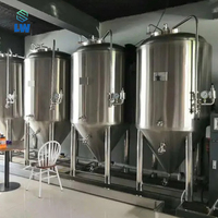 Brasserie automatique de bière Brasserie industrielle de haute qualité 500l 1000l 2000l Brasserie Équipement de brassage de bière