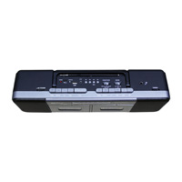 Radio multi-bandes, magnétophone à double cassette, lecteur de cassettes multifonctionnel, double haut-parleur, magnétophone de bureau