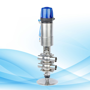 Asso 4 pollici sanitario in acciaio inox a prova di miscela a due vie monoposto doppio sigillo valvola Anti miscelazione con Top 24V C - Product Image 6