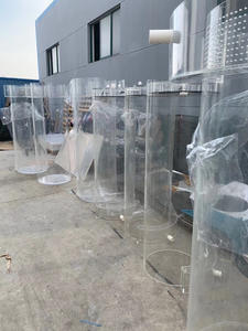 Grandview Hoge Kwaliteit Aangepaste Hoogte En Diameter Acryl Buis Voor <span class=keywords><strong>Aquarium</strong></span> - Product Image 5