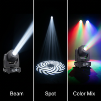 Mini projecteur LED 100W 2-en-1 à tête mobile pour DJ, KTV, événements, éclairage de scène DMX512 AC100-240V