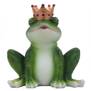 Statuetta Romantica del Principe Rana in Resina per Decorazioni Fiabesche e Regali di San Valentino - Product Image 5