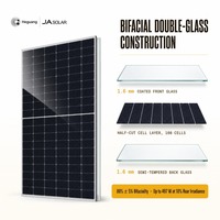 Panneau solaire bifacial double vitrage JA Solar JAM54D40 LB 435-460W de type N, DeepBlue 4.0 Pro, module PV à 23,0 % d'efficacité pour toiture