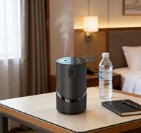 Diffuseur d'huiles essentielles sans eau portable, électrique, numérique, alimenté par batterie, rechargeable par USB, pour voiture