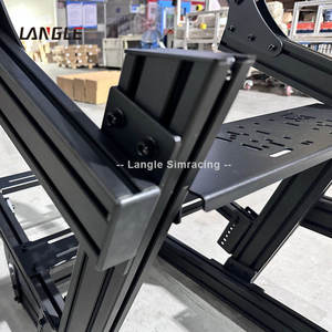 Cabina de Simulación de Carreras FGT de Última Generación, Soporte <span class=keywords><strong>Completo</strong></span> para Volante de Juego de Aluminio 4080, Configuración de Simulación de Carreras - Product Image 6