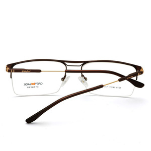 Lunettes optiques carrées en métal gris Jack 5078, lunettes de myopie unisexes, monture moyenne - Product Image 2