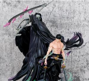 26CM venta al por mayor 1 pieza Roronoa <span class=keywords><strong>Zoro</strong></span> muerte espada dibujos animados 0ne japonés recoger juguete estatua figurita Anime PVC <span class=keywords><strong>figura</strong></span> - Product Image 2