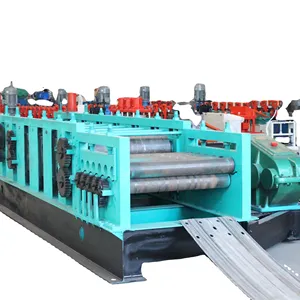 Manufacture High Quality Automatic 3 Wave Highway Guardrail Cold Roll Forming Machine