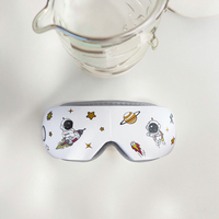 Masseur pour les yeux Vibration à pression d'air Masseur pour les yeux chauds et froids avec compresse thermique Masque de soin des yeux visible avec musique