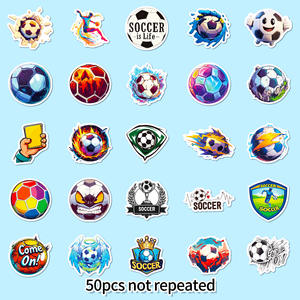 50PCS Football Star Sport Erling Haaland Autocollant - Product Image 5
