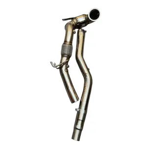 SS304 downpipe for VW GOLF MK8 8R exhaust catback tail pipe