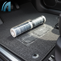 ShengFa Selbstklebende PE-Schutzfolie Rolle Weiche Feuchtigkeitsbeständige Transparente Teppichschutzfolie für Autos Blasgeformt Perforiert