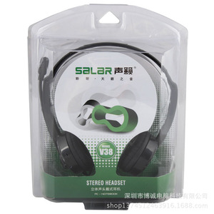Auriculares Salar V38 Over-Ear con micrófono para uso en computadoras de escritorio y juegos. - Product Image 4