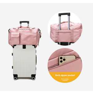 Custom Made Luxury Gym Tote <strong>Bag</strong> Designer Pink Medium Travel Duffel <strong>Bag</strong> <strong>Sport</strong> Sling Shoulder Gym Sack <strong>Bag</strong> Pack <strong>for</strong> <strong>Men</strong> Women - Product Image 4