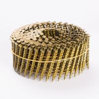 Clous de toiture à tête à chevrons en spirale en fer, zingués, de haute qualité à bas prix, en bobine pour palettes