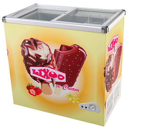 Congélateur <span class=keywords><strong>coffre</strong></span> profond à porte coulissante en verre de 100 L / Vitrine à glaces pour usage commercial - Product Image 2