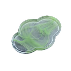 Frosted Begonia Dry Brewing Tray Japanese Glass Tea Stand Transparent Small Tea Set Accessory For Adults - Product Image 5