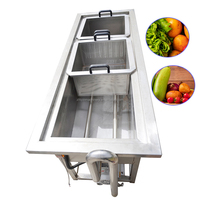 Volautomatische Groente Fruit Sorteren Snijden Wassen Drogen Verwerkingslijn Fruit Groente In Blokjes Gesneden Wasmachine Verwerkingsmachines