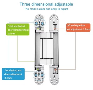 <span class=keywords><strong>Simons</strong></span> Werk Charnières de porte dissimulées réglables <span class=keywords><strong>en</strong></span> alliage de zinc 3D - Product Image 5