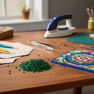 Perline Ilan Art Perler Verde Scuro 5x5mm Circa 500 pz - Product Image 3