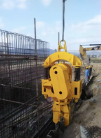 Marteau vibrant électrique 60 kW pour équipement de pieutage avec moteur et engrenages, haute efficacité, capacité de grue 35 tonnes