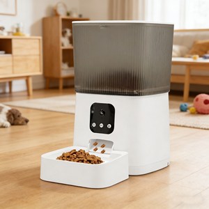 Distributeur automatique intelligent de nourriture pour animaux de compagnie, ultra-silencieux, pour vente en gros et marque privée, gamelles et distributeurs pour animaux - Product Image 1