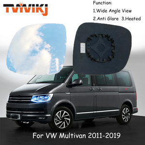 Espejo <span class=keywords><strong>retrovisor</strong></span> lateral para coche, cristal azul para <span class=keywords><strong>VW</strong></span> Multivan AMAROK TRANSPORTER <span class=keywords><strong>T5</strong></span> 2011-2019, gran angular, antirreflejo, 1 par - Product Image 2