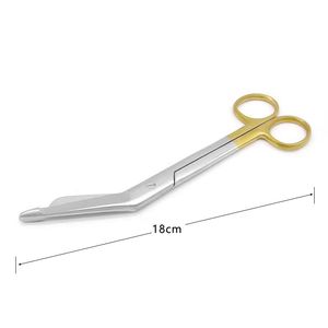 Stainless steel scissors for removing gauze, trimming <b>threads</b>, changing dressings, cutting bandages, cutting tape, cutting - Product Image 2