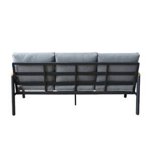 4 पीसी एल्यूमीनियम वार्तालाप सेट आउटडोर फर्नीचर पैटियो टेबल आउटडोर लिविंग छत पिछवाड़े बालकनी बगीचे सोफे सोफे - Product Image 5