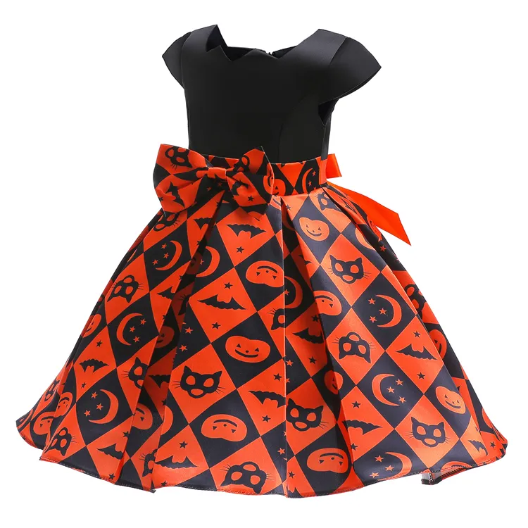 Costume d'halloween de haute qualité 2022, robe élégante pour enfants, robes de princesse de fête pour filles de 11 ans