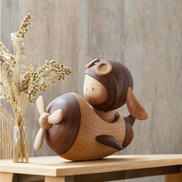 Petits ornements de gobelets en bois créatifs pour l'artisanat de bureau de bureau Panneaux muraux Boîtes en bois idéales pour la décompression d'anniversaire