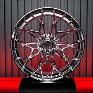 Jantes forgées Performance 5x120 pour BMW E30 E34 E36 E90, jantes de 18 pouces pour voiture de tourisme, design échelonné, finition usinée argentée - Product Image 3