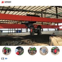 Retourneur de compost hydraulique Chengxiang à faible consommation d'énergie pour la fabrication d'engrais organiques, adapté aux longues périodes de fonctionnement