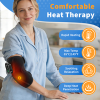 Ceinture de massage chauffante intelligente à vibration pour soulager la douleur des articulations des mains, attelle chauffante électrique sans fil pour le coude avec massage