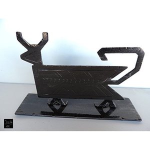 Portapenne di lusso in legno e metallo e portatovaglioli per matrimoni e ristoranti per decorazioni per la tavola di Natale modello nuovo - Product Image 1
