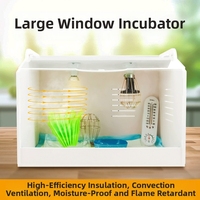 Couveuse automatique pour poussins avec contrôle de la température, cage d'élevage isolée pour cailles, couveuse thermostatée pour volailles, pour jeunes poussins